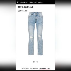 CAbi boyfriend jeans, sz 6